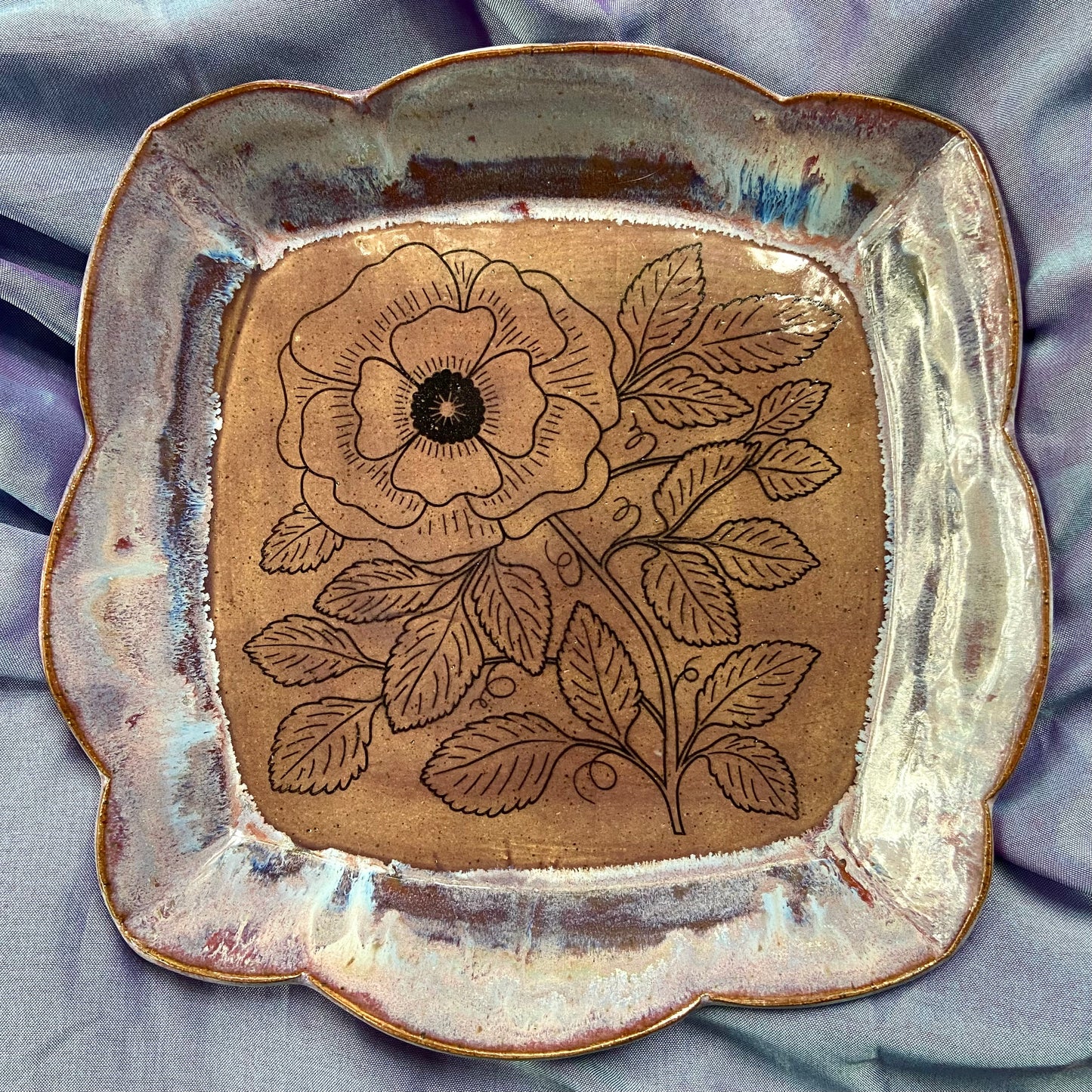 Flower Serving Dish