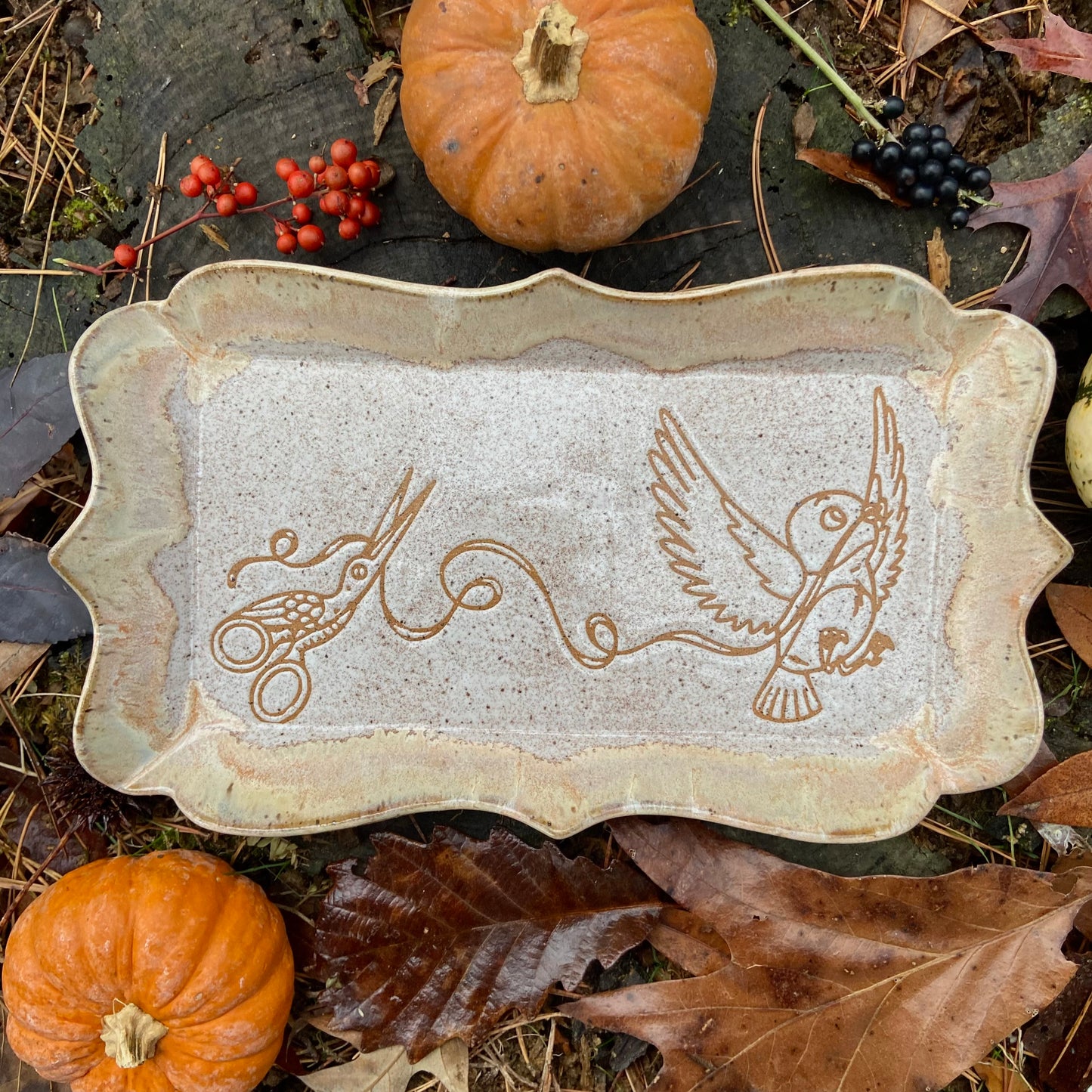 QBP x Bright Blue Tattoo Collab Trinket Dish