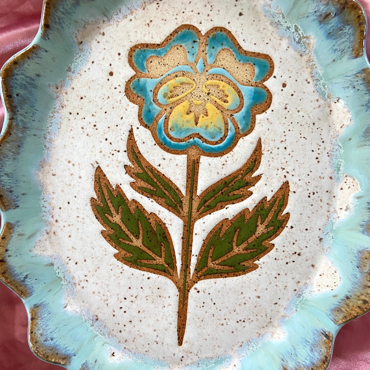QBP x Hales Tattoos Collab | Large Pansy Trinket Dishes