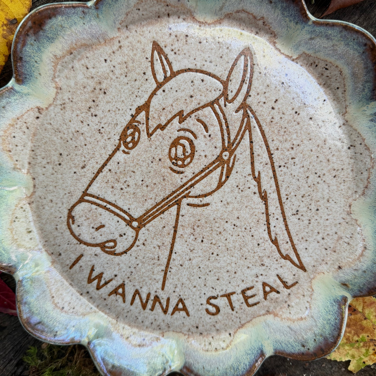 QBP x Bright Blue Tattoo Collab | I Wanna Steal Trinket Dish