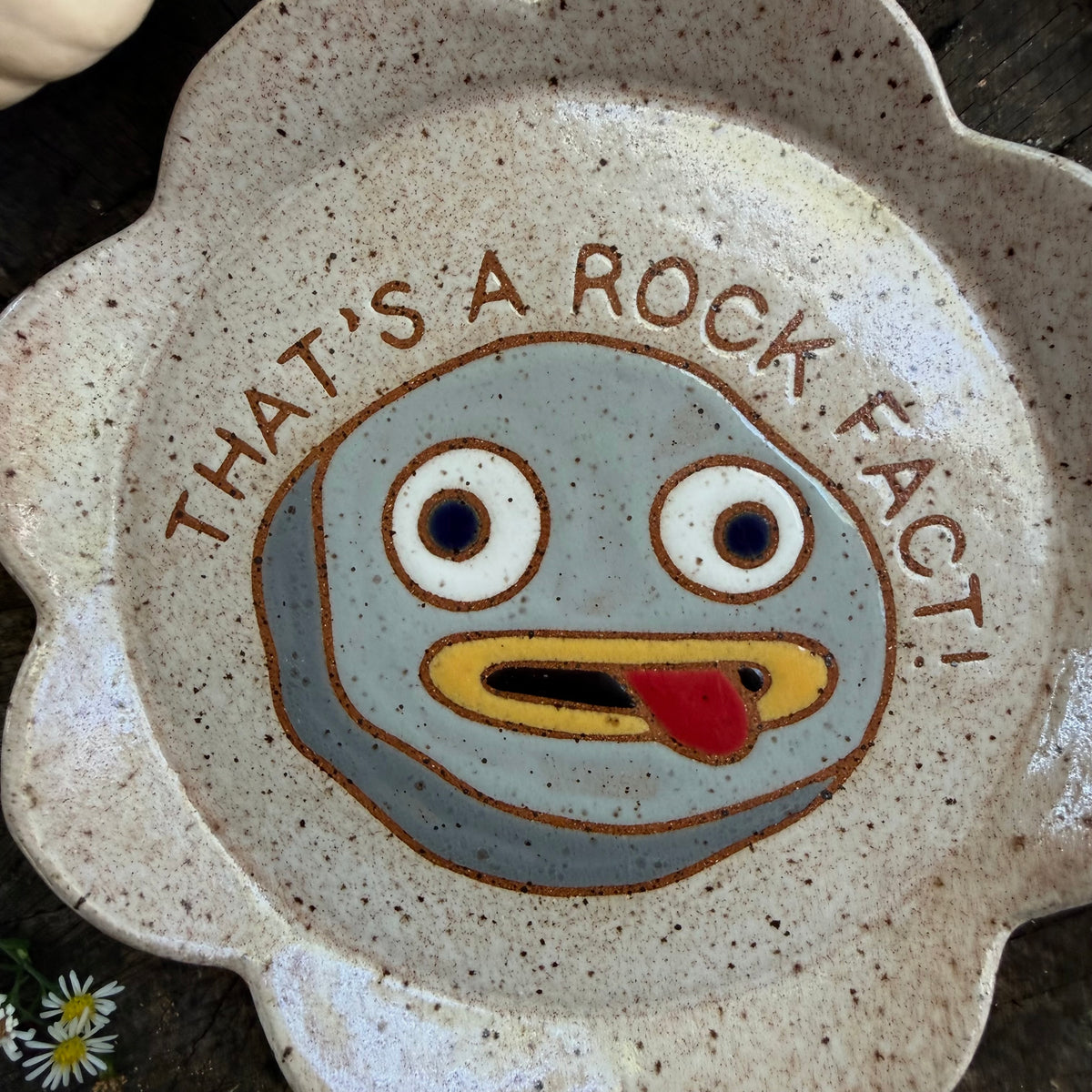QBP x Bright Blue Tattoo Collab | Rock Fact Trinket Dish