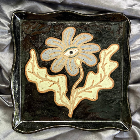Large Flower Trinket Dish