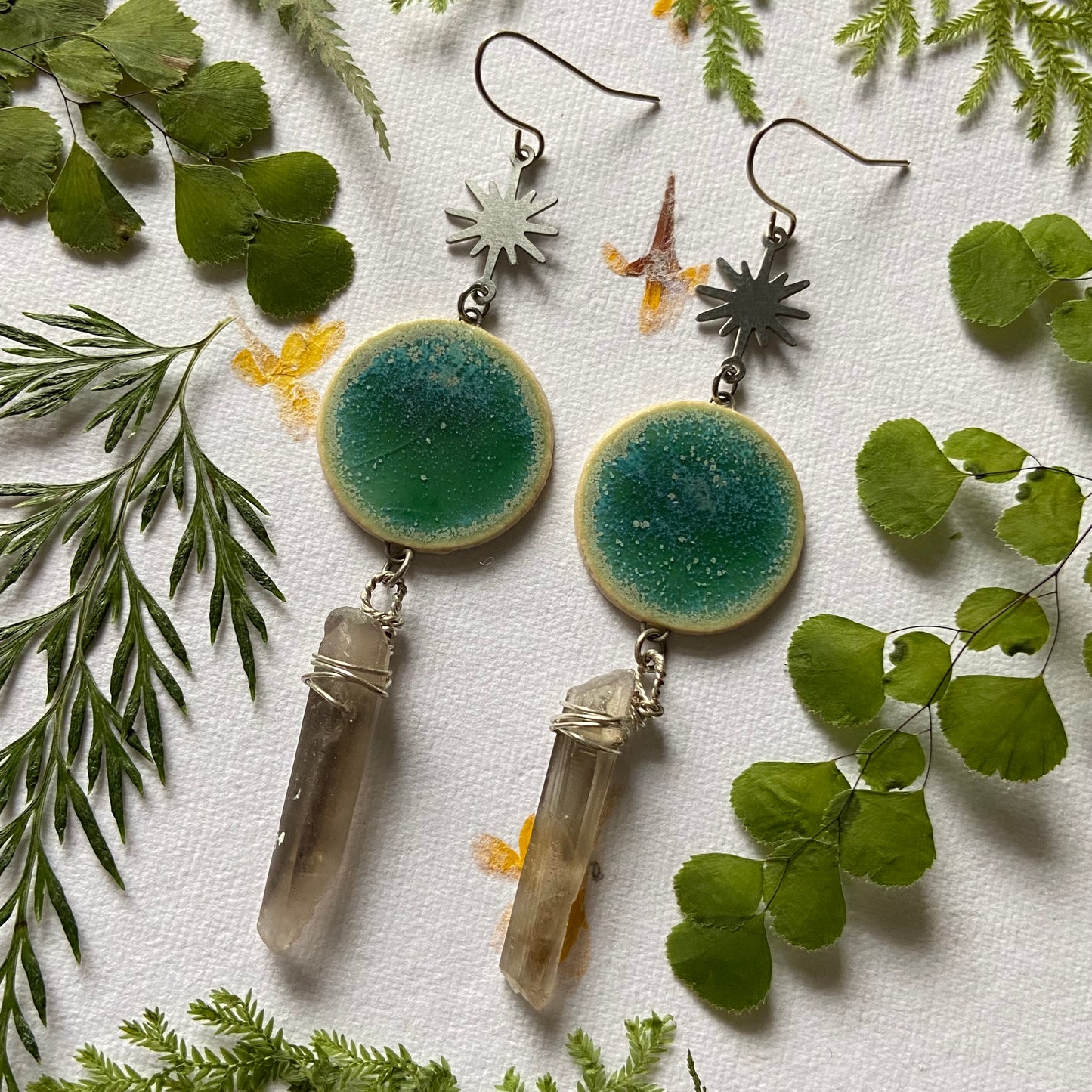 Crystal Dangle Earrings