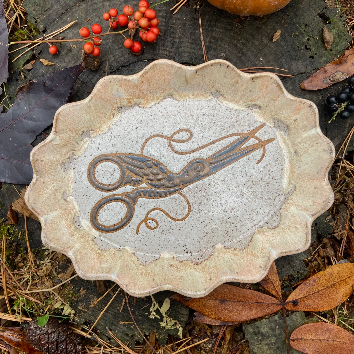 QBP x Bright Blue Tattoo Collab Trinket Dish
