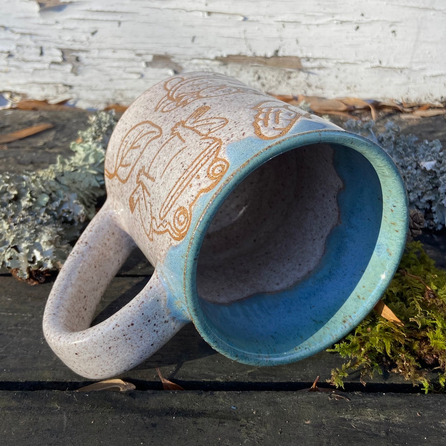 QBP x Bright Blue Tattoo Collab Mug