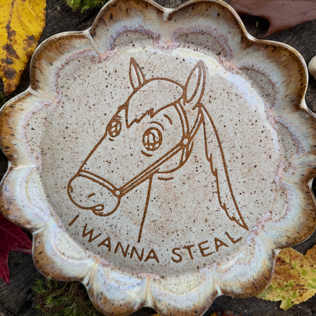 QBP x Bright Blue Tattoo Collab | I Wanna Steal Trinket Dish