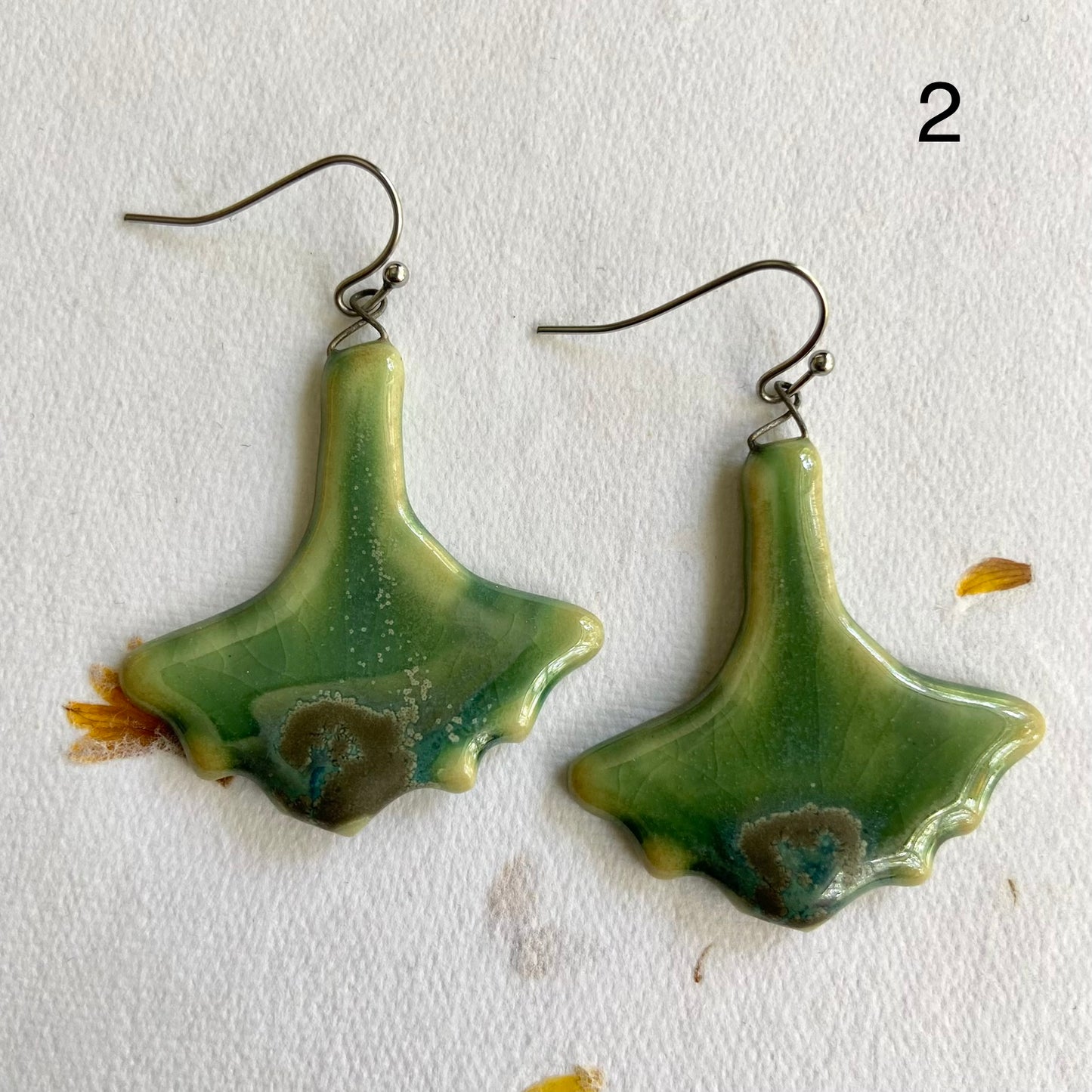 Gingko Dangle Earrings