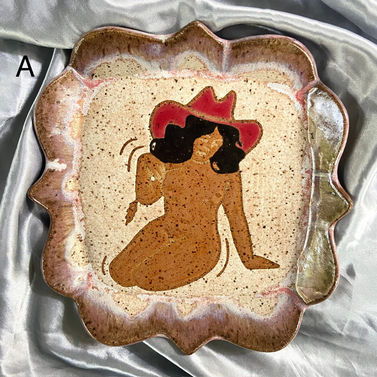 QBP x Rapid Eyes Collab | Medium Cowgirl Trinket Dishes