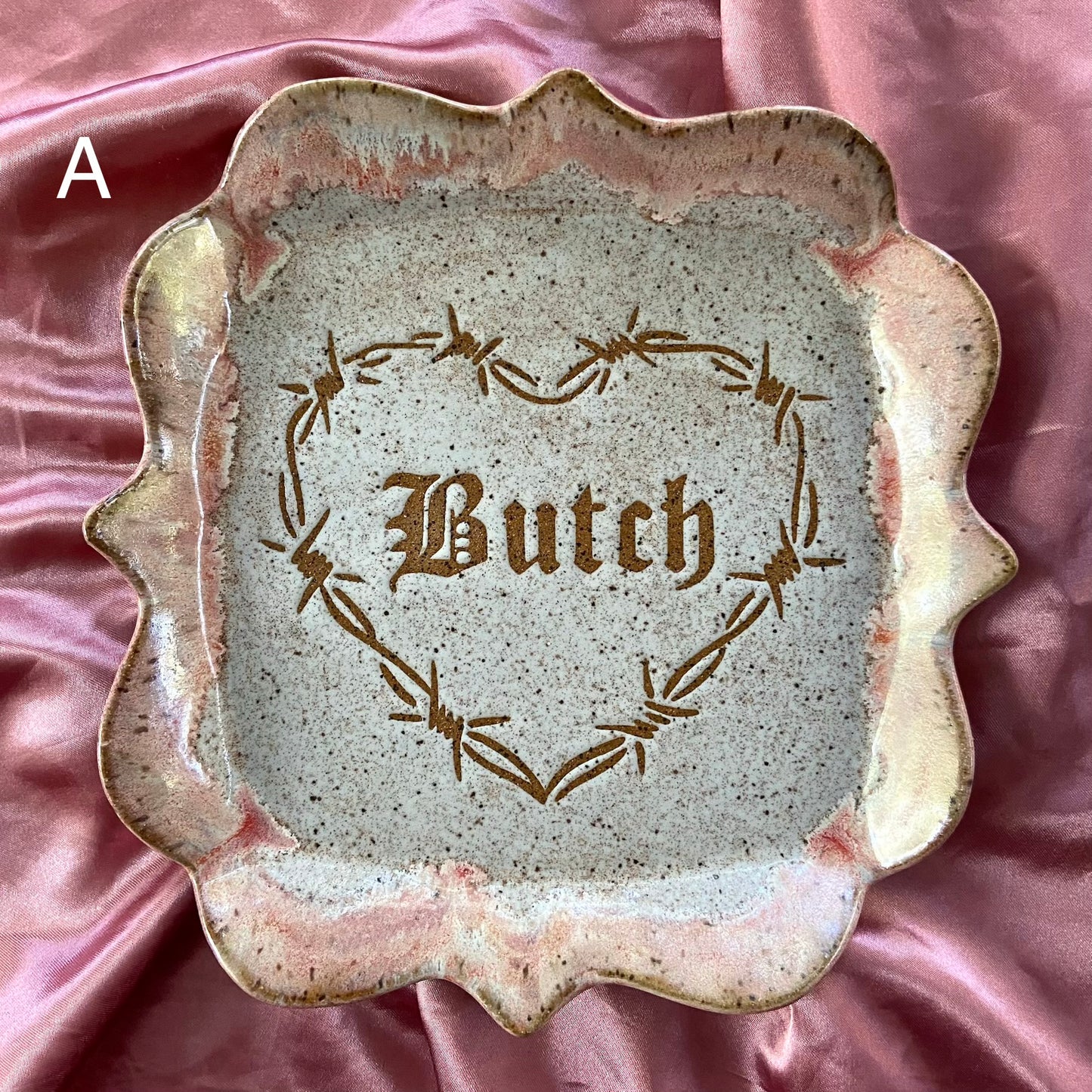 QBP x Hales Tattoos Collab | Medium Pride Titles Trinket Dishes