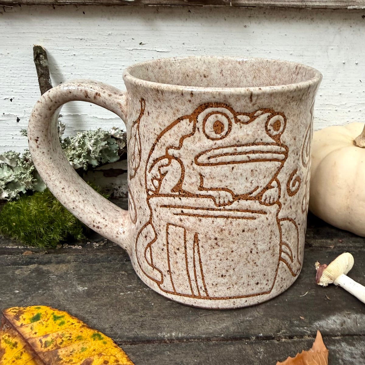 QBP x Bright Blue Tattoo Collab | Frog Mug