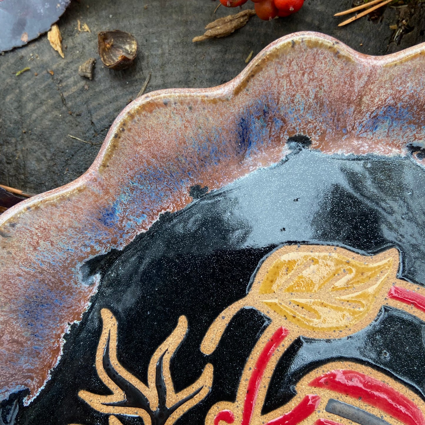 QBP x Bright Blue Tattoo Collab Trinket Dish