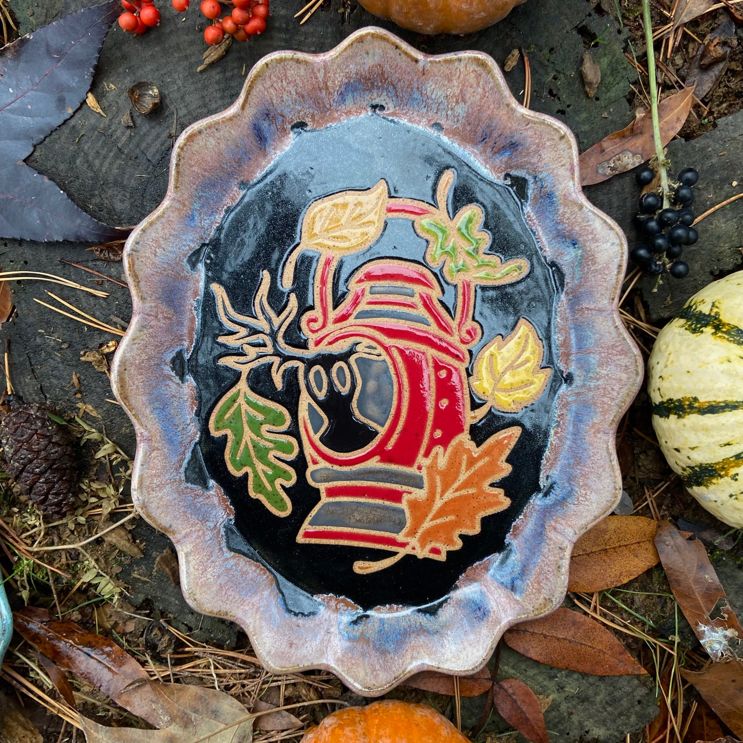 QBP x Bright Blue Tattoo Collab Trinket Dish