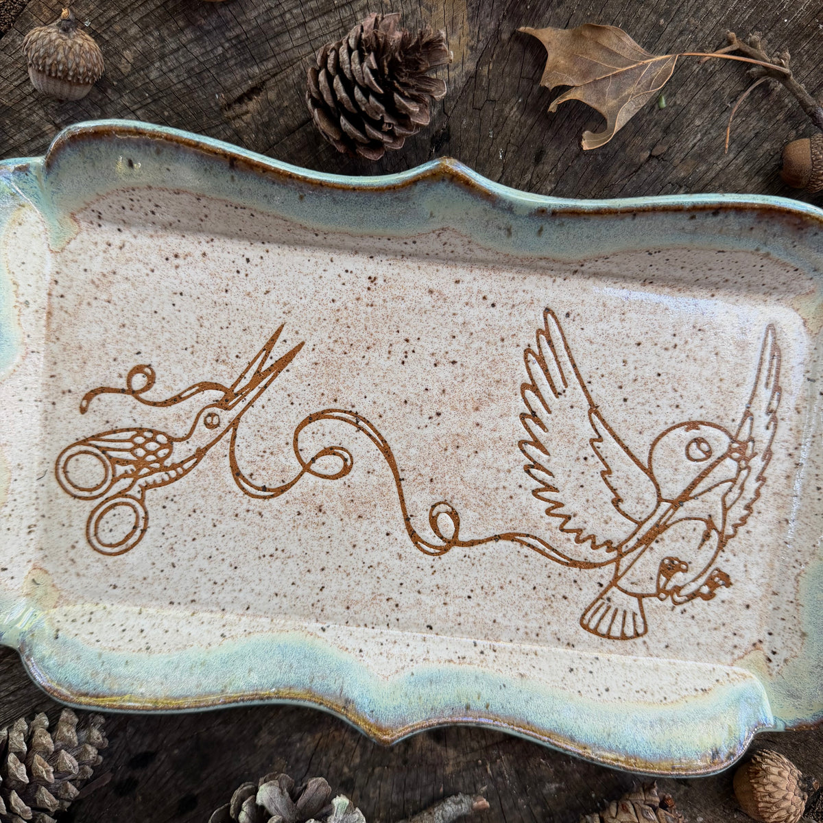 QBP x Bright Blue Tattoo Collab | Beatrice Trinket Dish