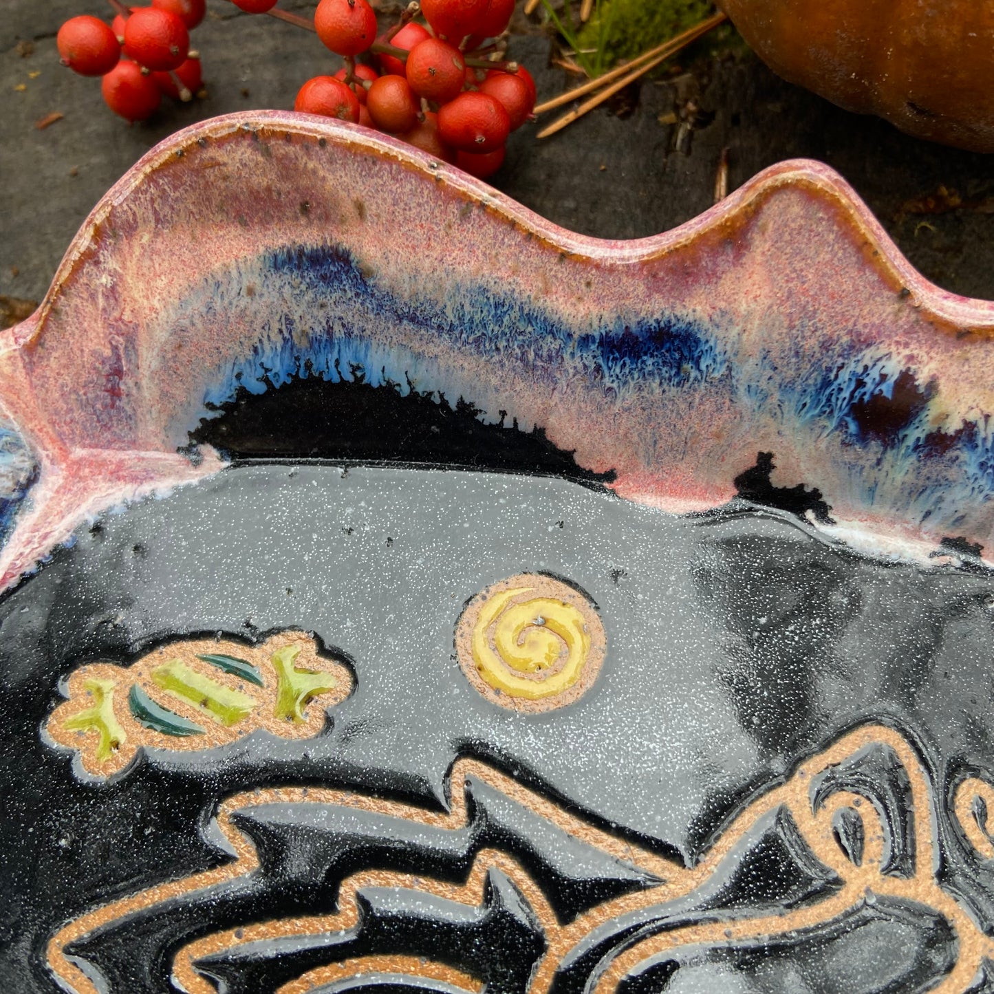 QBP x Bright Blue Tattoo Collab Trinket Dish