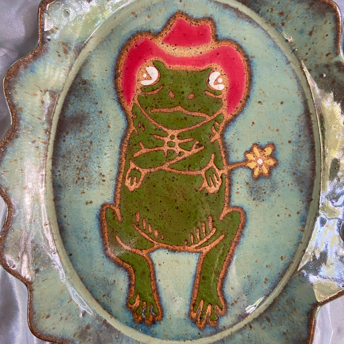 QBP x Rapid Eyes Collab | Large Froggy Cowpoke Trinket Dishes