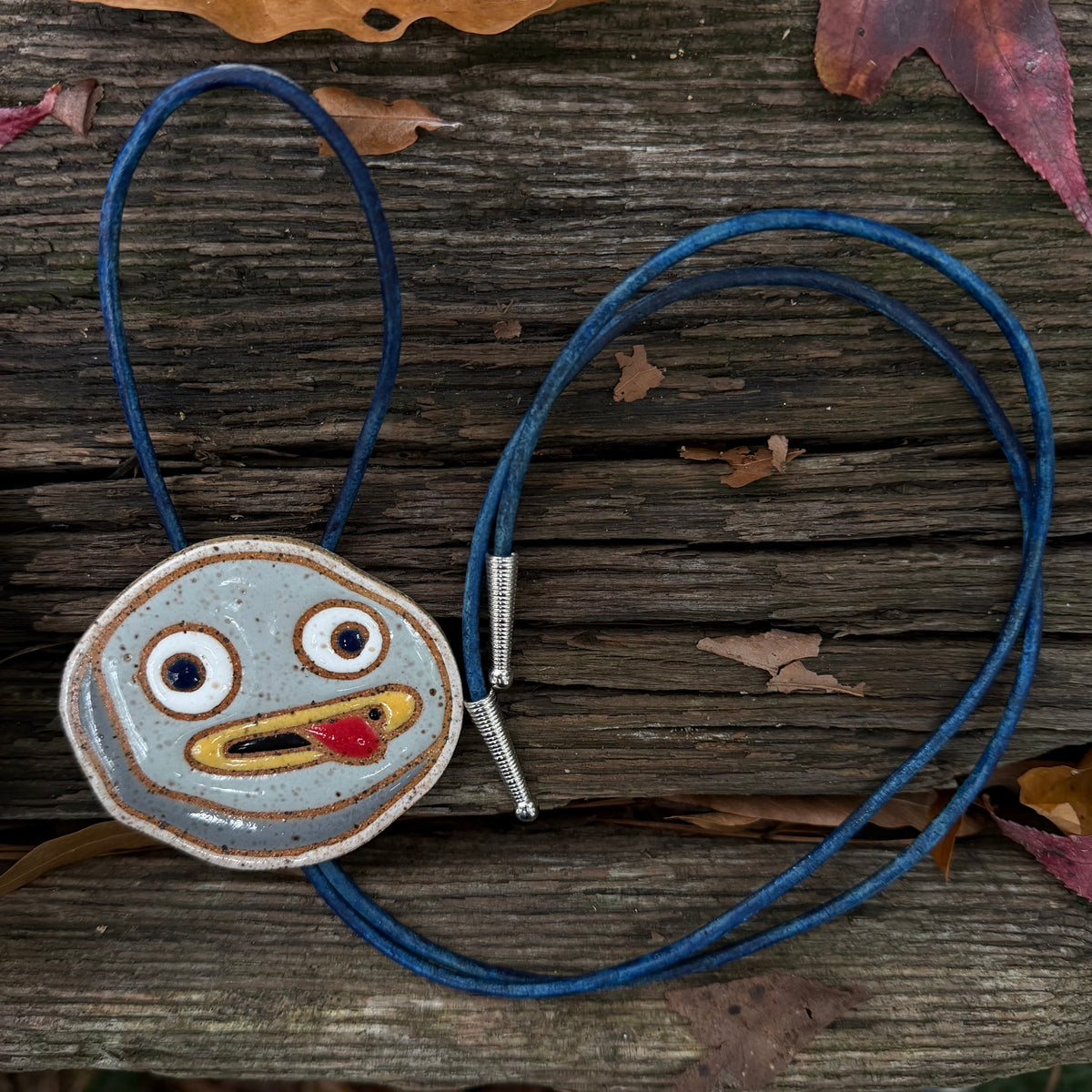 QBP x Bright Blue Tattoo Collab | Rock Fact Bolo Tie