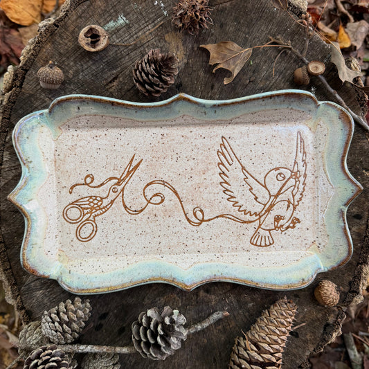 QBP x Bright Blue Tattoo Collab | Beatrice Trinket Dish