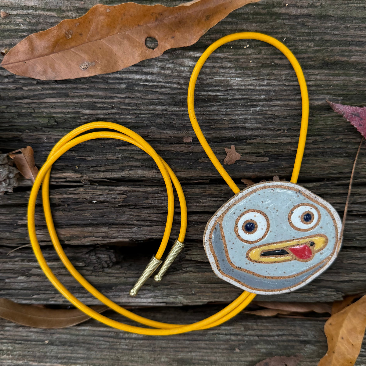 QBP x Bright Blue Tattoo Collab | Rock Fact Bolo Tie