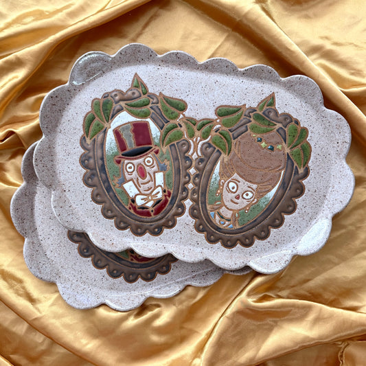 QBP x Bright Blue Tattoo Collab | Margueritte + Quincy's Portrait Platter | DISCOUNTED