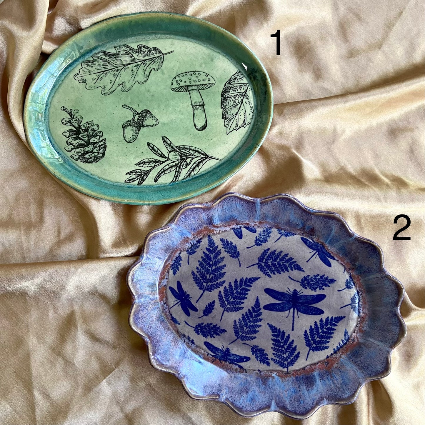Small Oval Snack Dishes