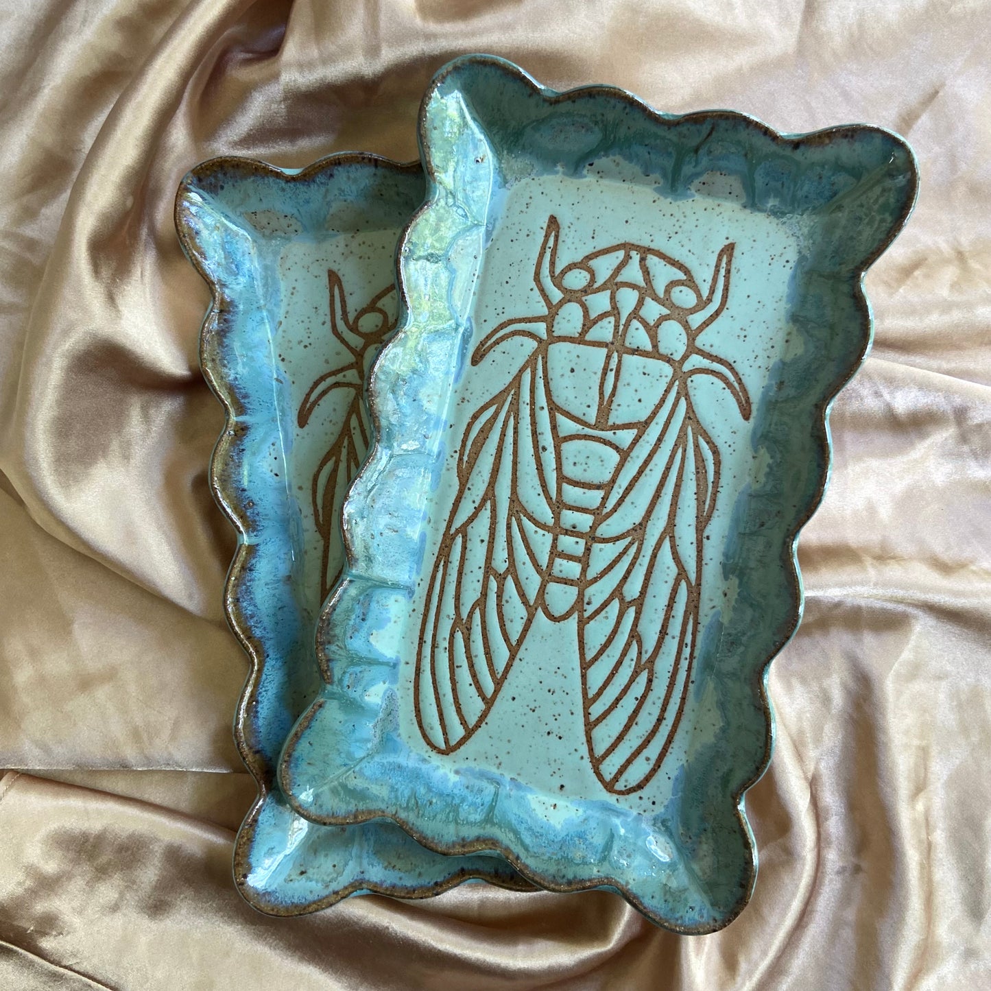 Large Cicada Trinket Dishes