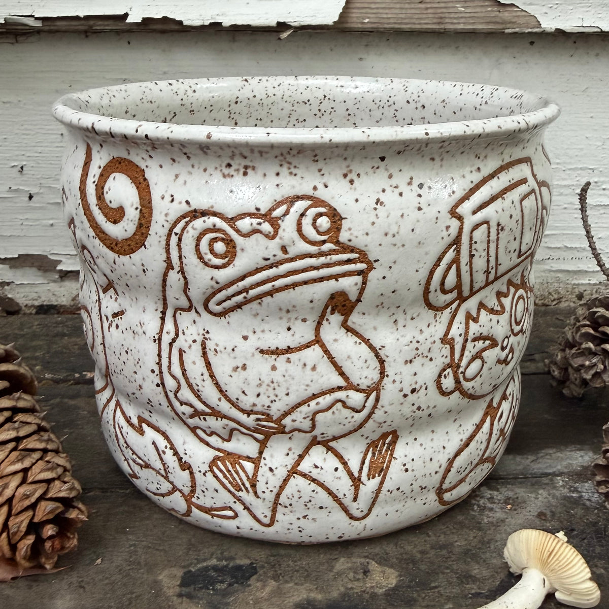 QBP x Bright Blue Tattoo Collab | Rock Fact Planter