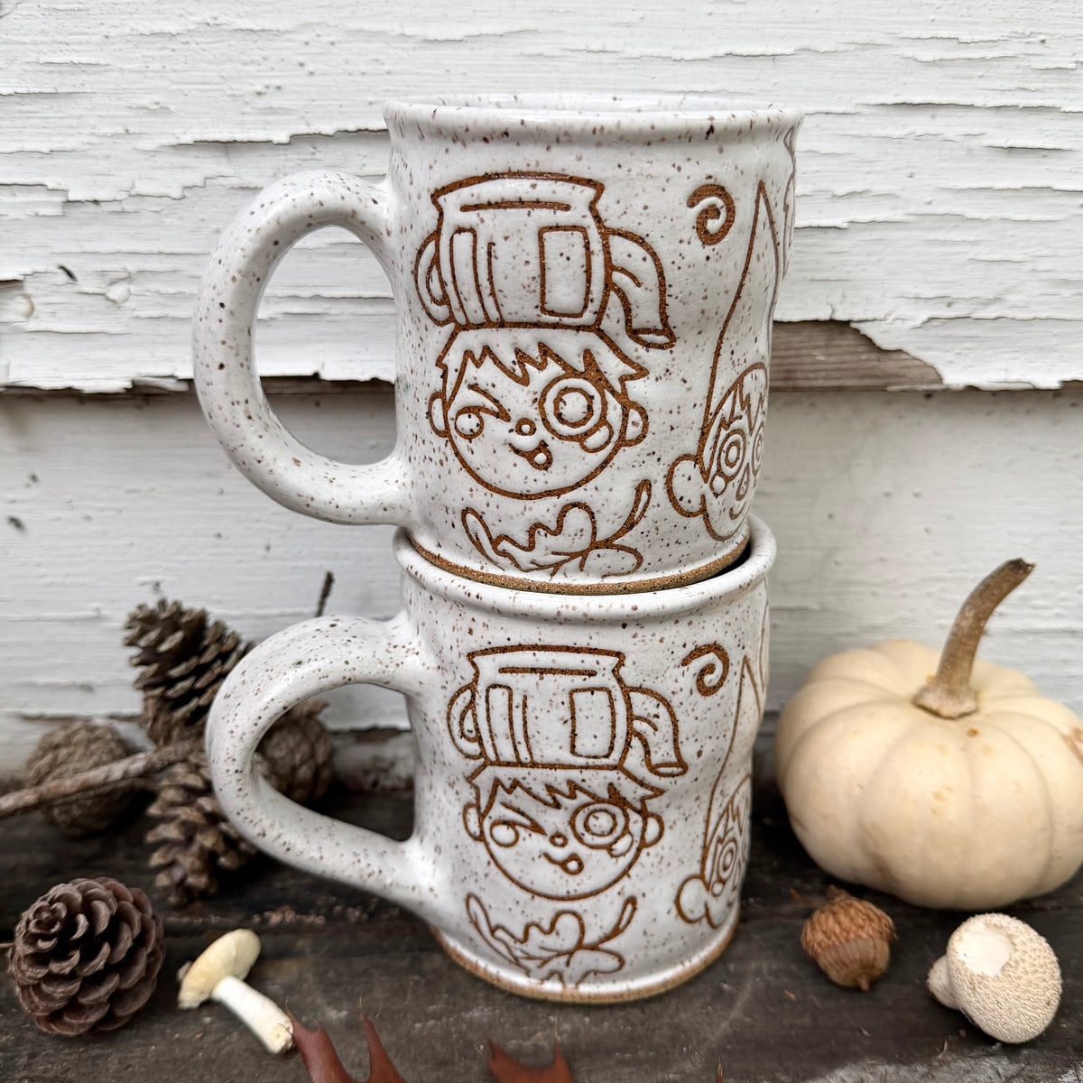 QBP x Bright Blue Tattoo Collab | Greg and Wirt Mug | DISCOUNTED