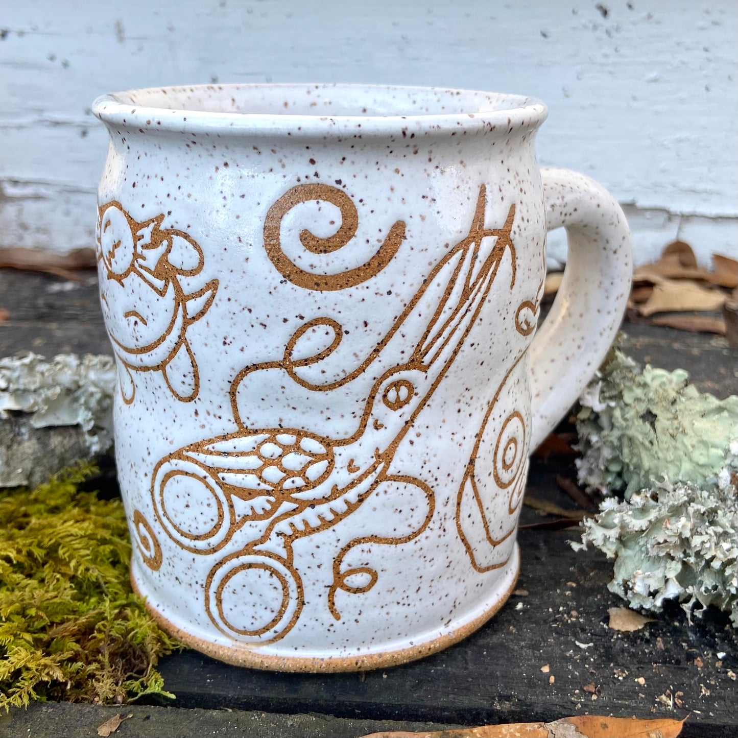 QBP x Bright Blue Tattoo Collab Mug