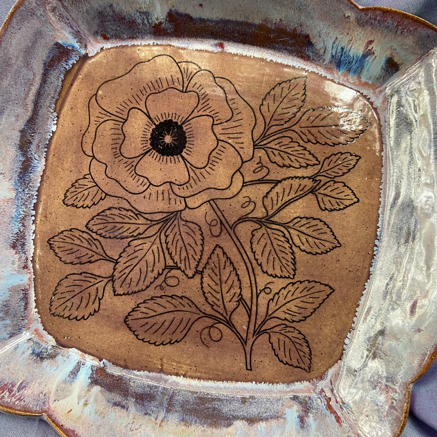 Flower Serving Dish