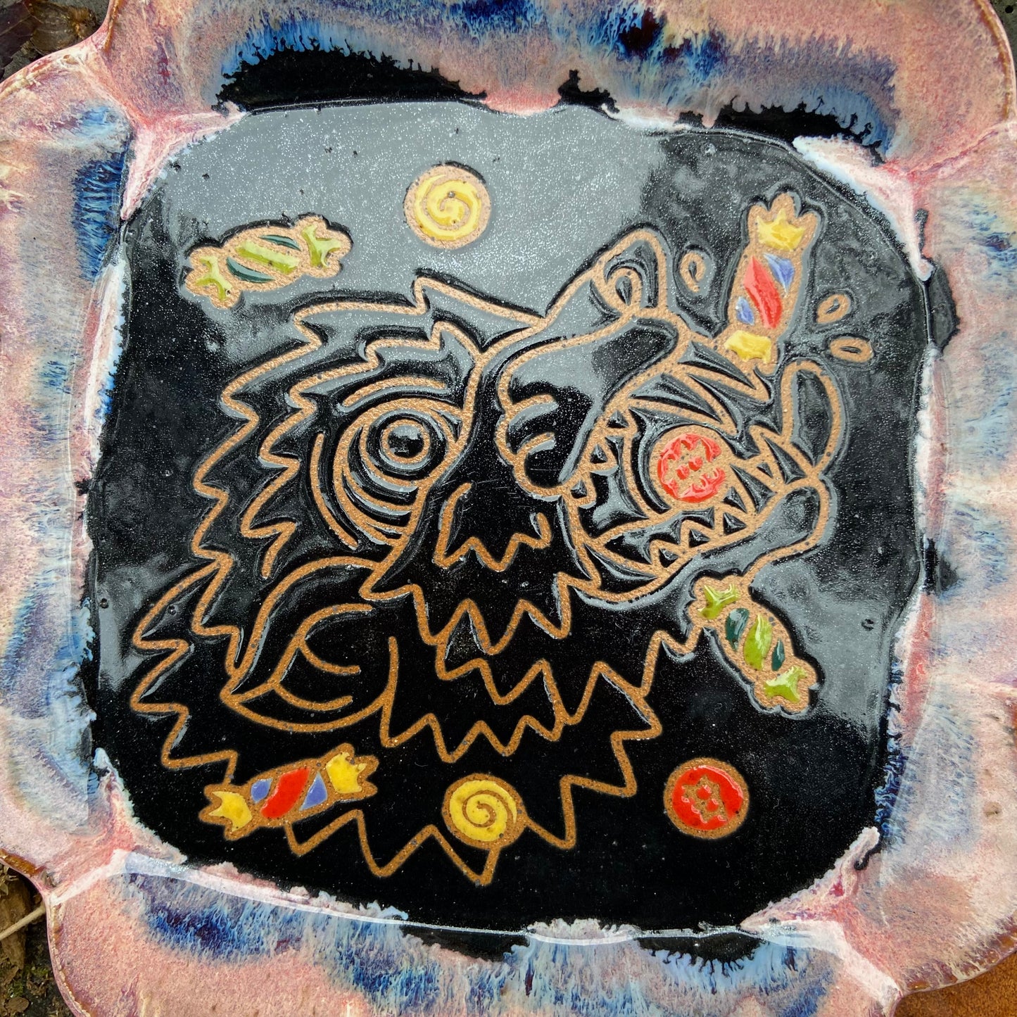QBP x Bright Blue Tattoo Collab Trinket Dish