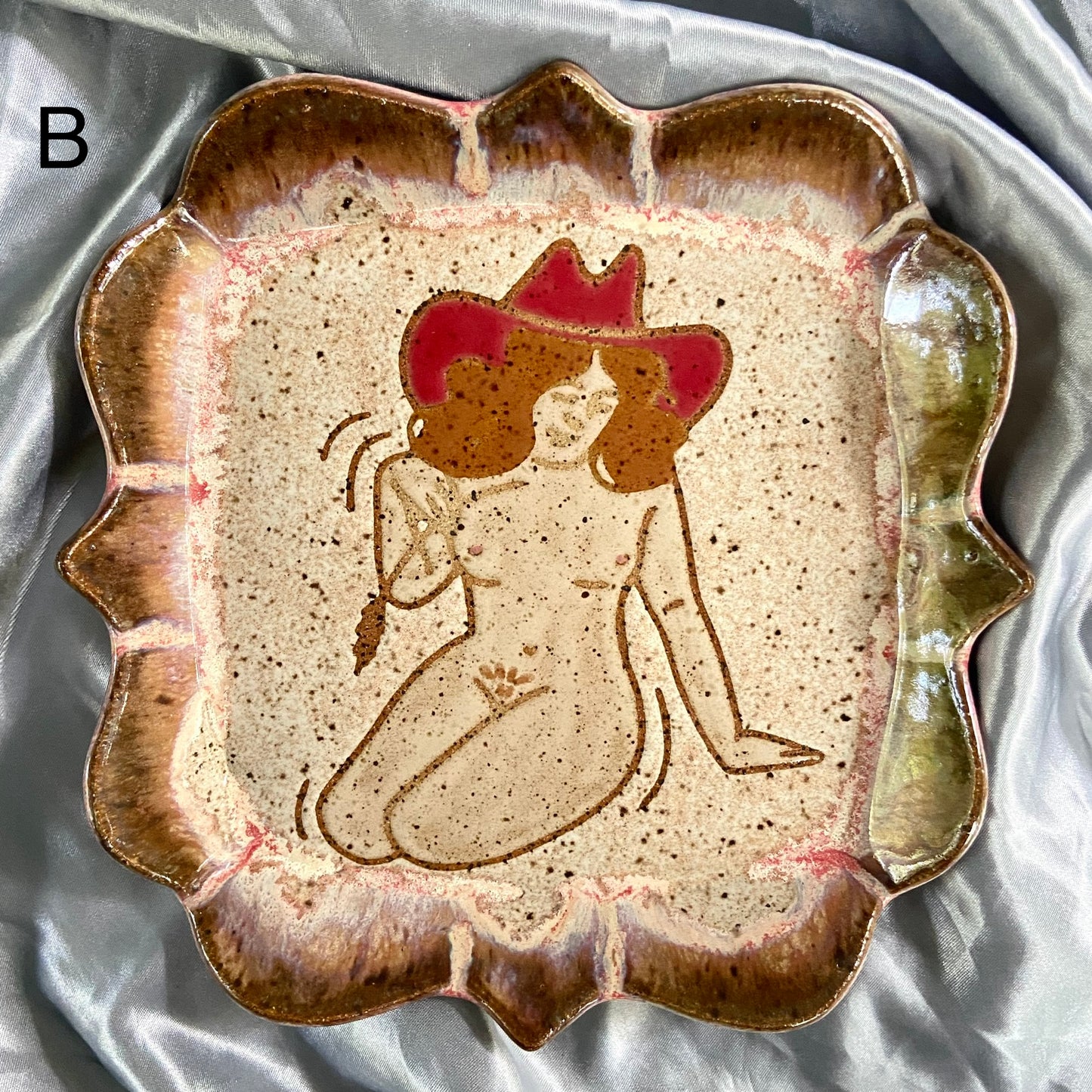 QBP x Rapid Eyes Collab | Medium Cowgirl Trinket Dishes