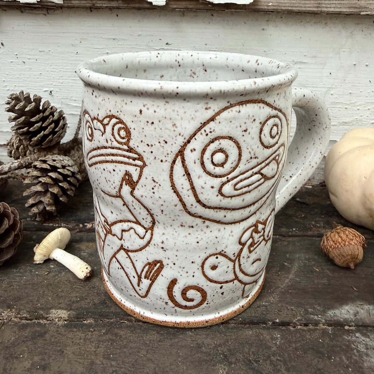 QBP x Bright Blue Tattoo Collab | Greg and Wirt Mug | DISCOUNTED