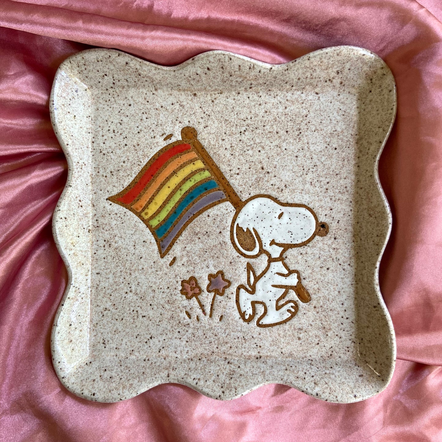 QBP x Hales Tattoos Collab | Pride Snoopy Trinket Dishes