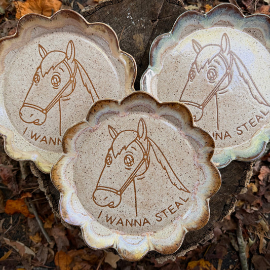 QBP x Bright Blue Tattoo Collab | I Wanna Steal Trinket Dish