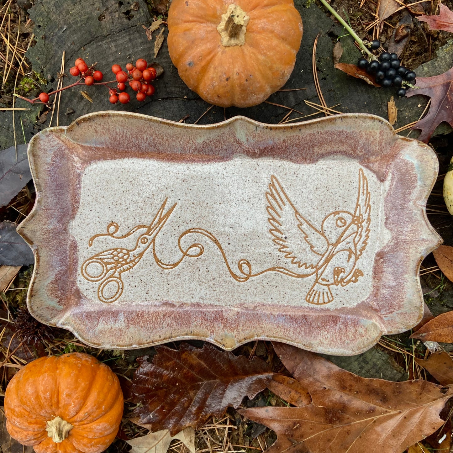 QBP x Bright Blue Tattoo Collab Trinket Dish