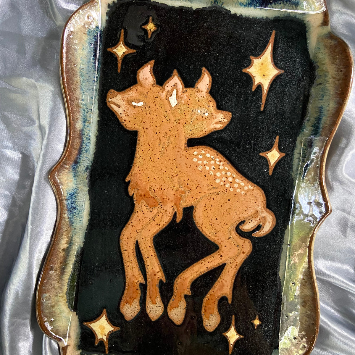 QBP x Rapid Eyes Collab | XL Two-Headed Fawn Trinket Dishes