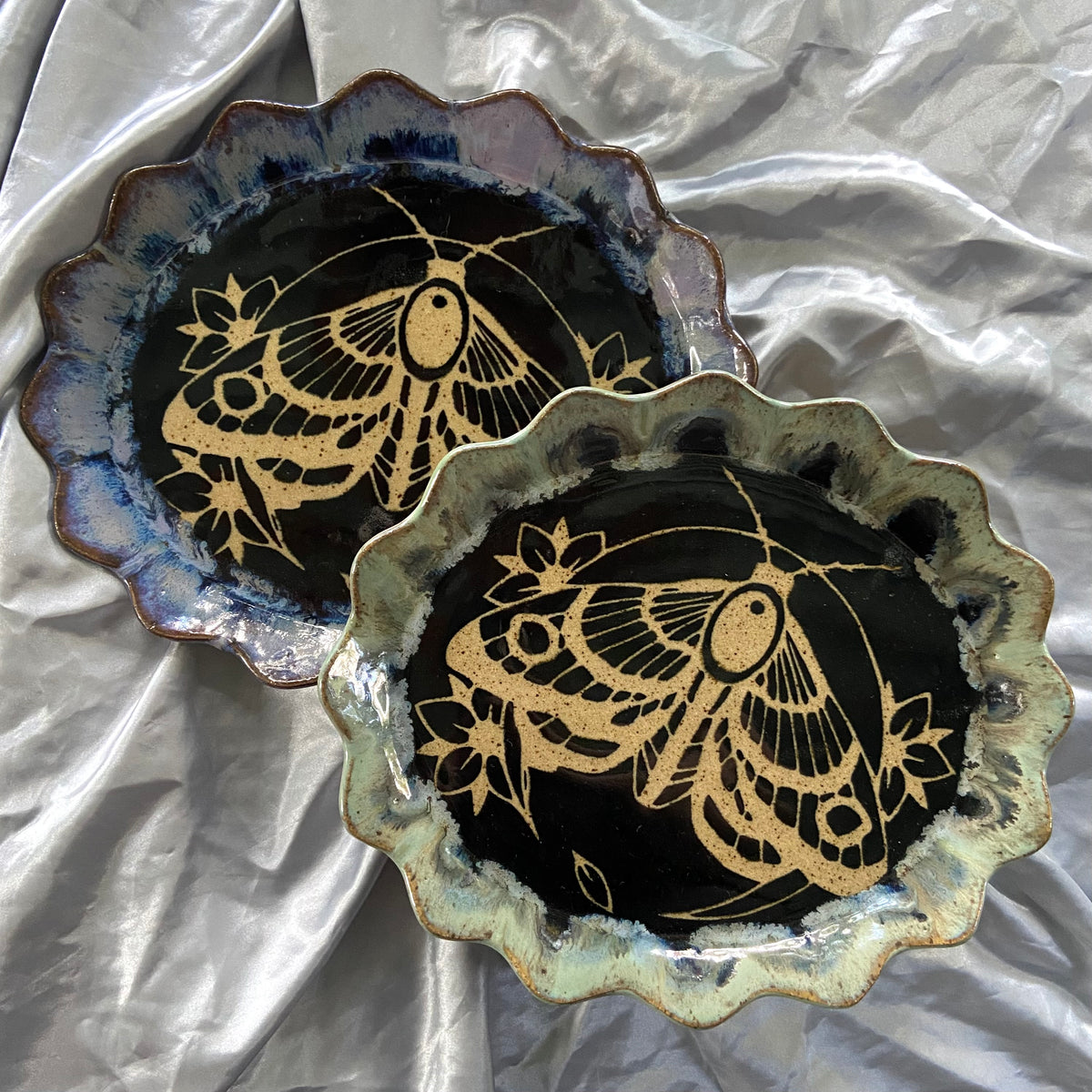 XL Moth Serving Dishes