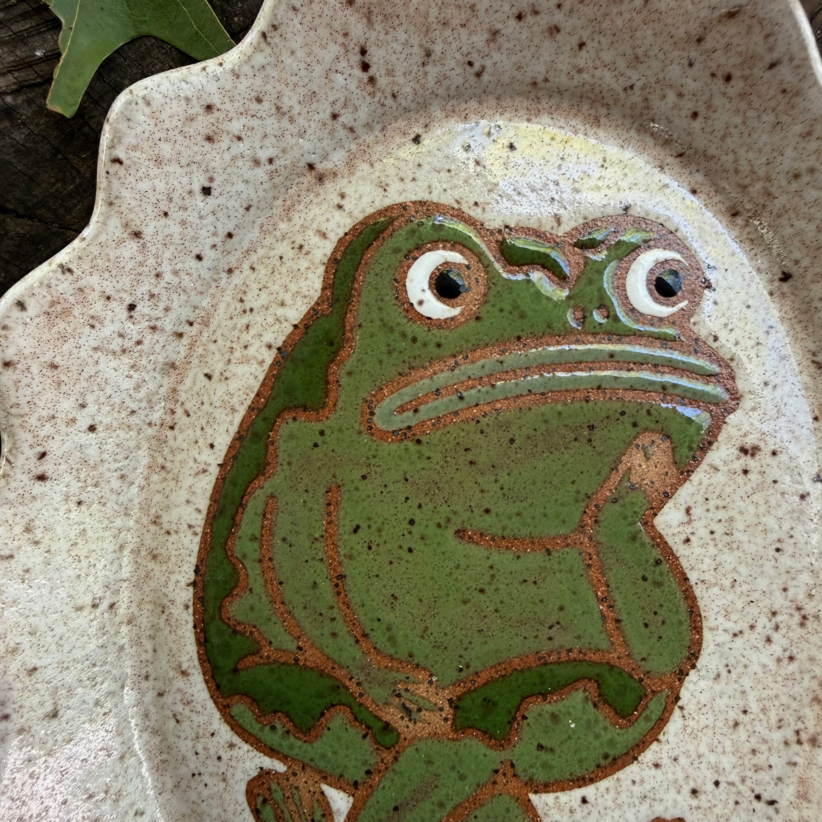 QBP x Bright Blue Tattoo Collab | Oval Frog Trinket Dish