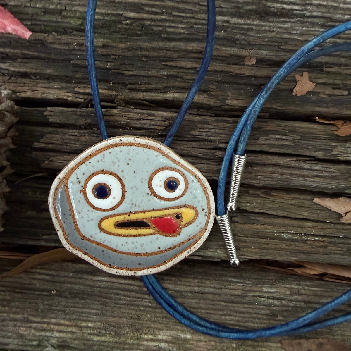 QBP x Bright Blue Tattoo Collab | Rock Fact Bolo Tie