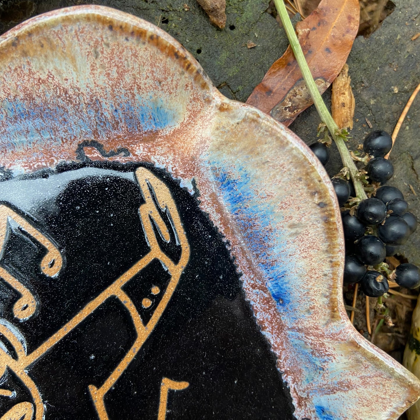 QBP x Bright Blue Tattoo Collab Trinket Dish