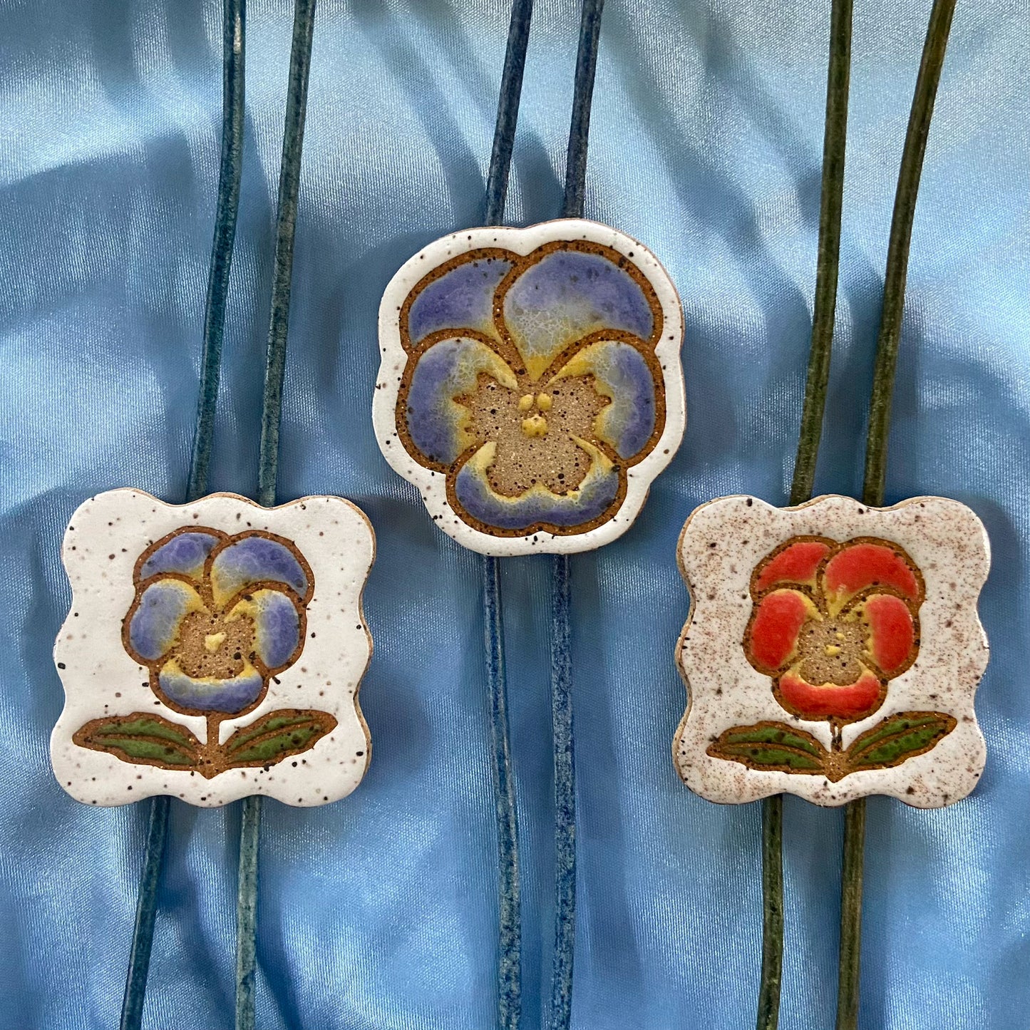 Pansy Bolo Ties