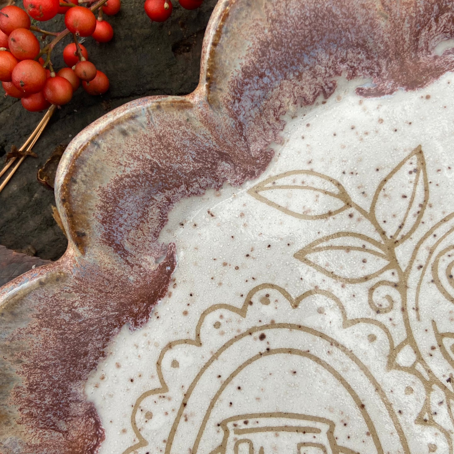 QBP x Bright Blue Tattoo Collab Serving Platter