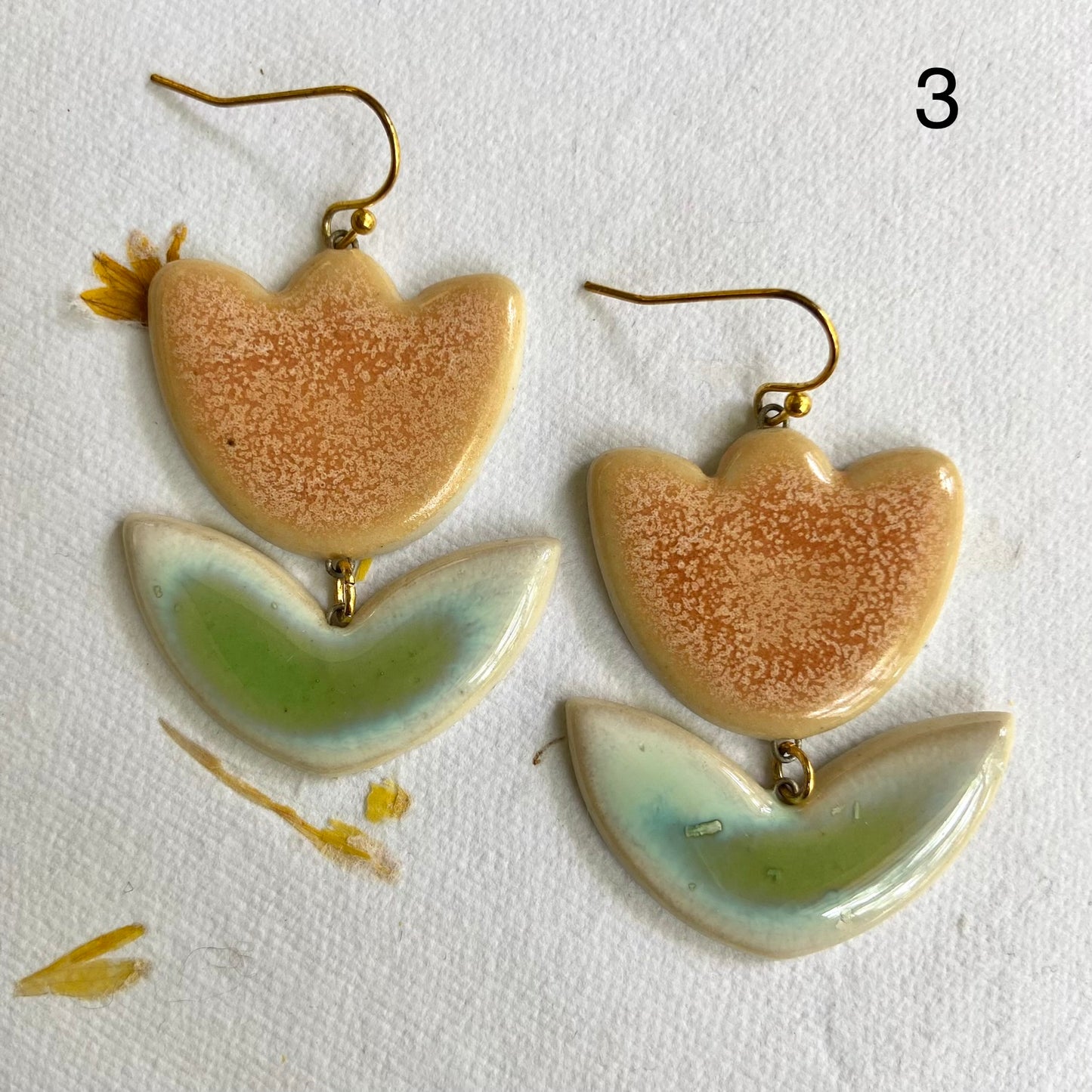 Short Flower Earrings