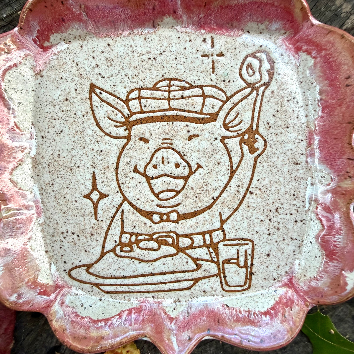 QBP x Bright Blue Tattoo Collab | Square Schoolchildren Trinket Dish