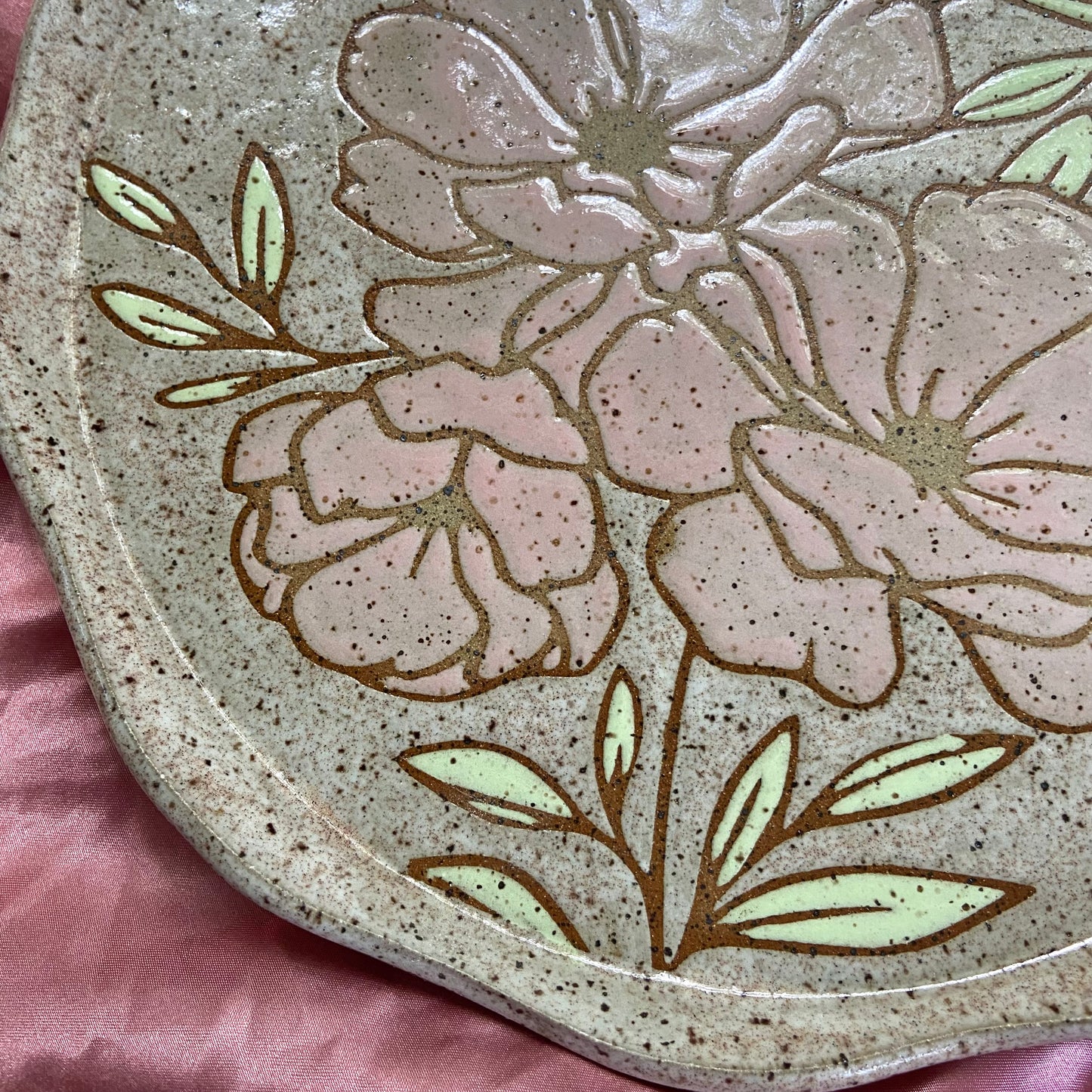 XL Floral Trinket Dish