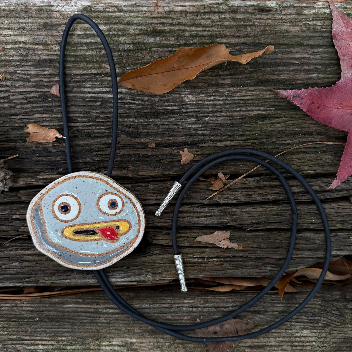 QBP x Bright Blue Tattoo Collab | Rock Fact Bolo Tie
