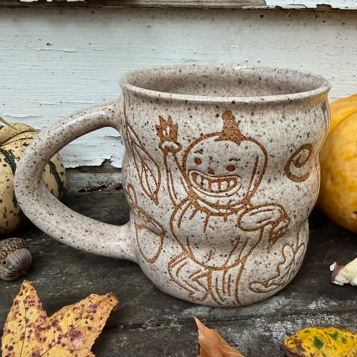 QBP x Bright Blue Tattoo Collab | Pottsfield Mug