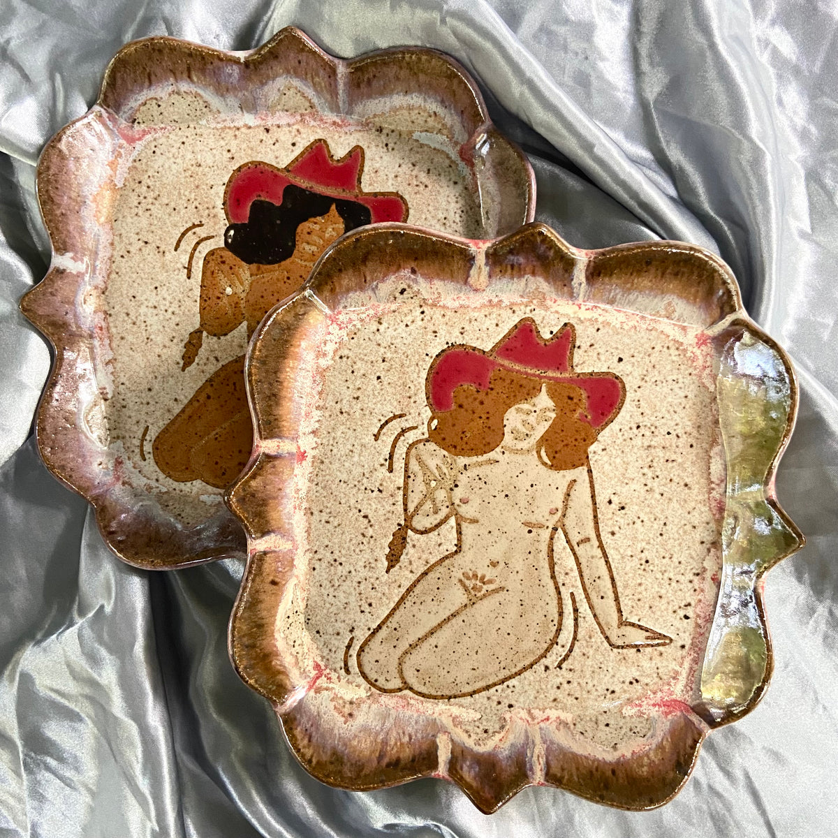 QBP x Rapid Eyes Collab | Medium Cowgirl Trinket Dishes