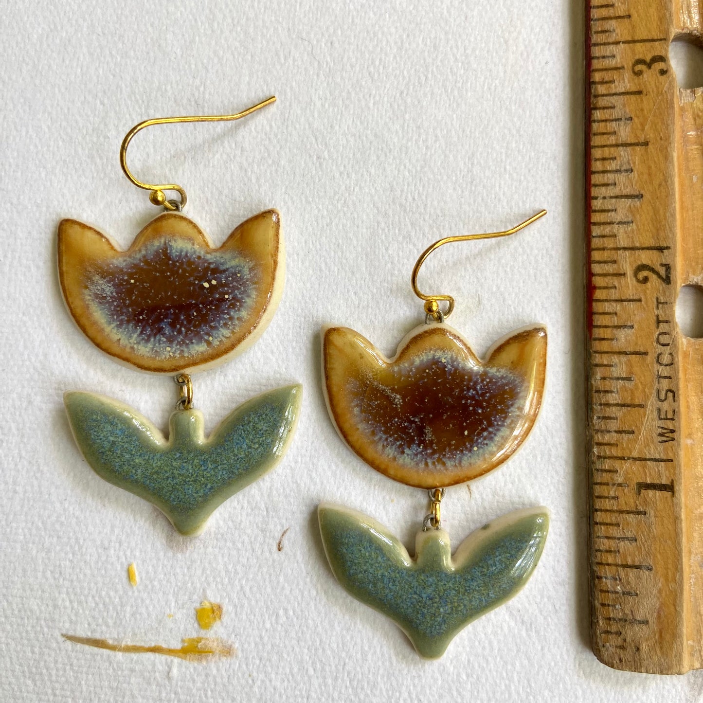 Short Flower Earrings