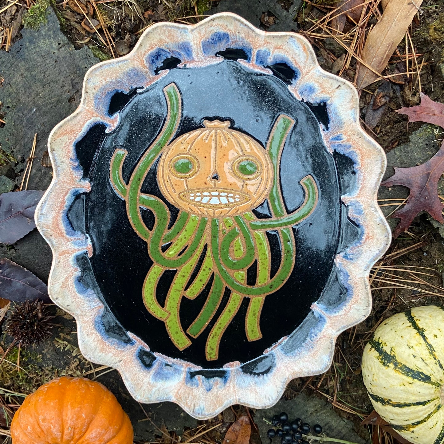 QBP x Bright Blue Tattoo Collab Serving Platter